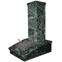 Stenskorstensfinish, mörk Serpentine, 790 mm - 0