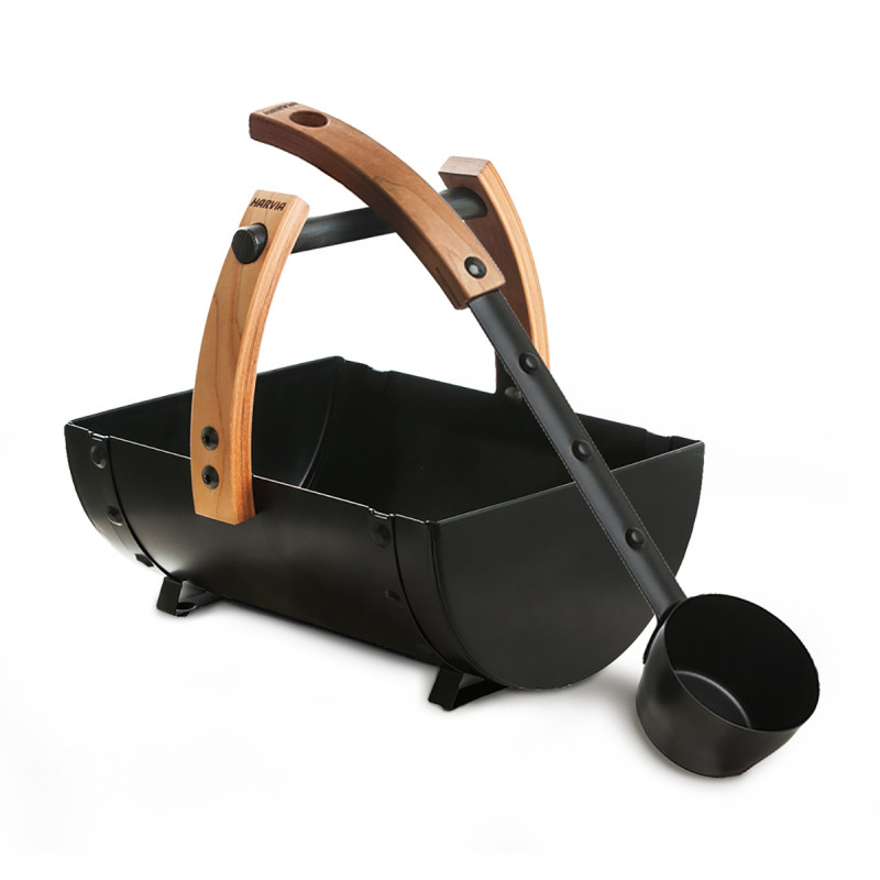 HARVIA Legend hink- och slevsats MER ÅNGA, PREMIUM 8 L