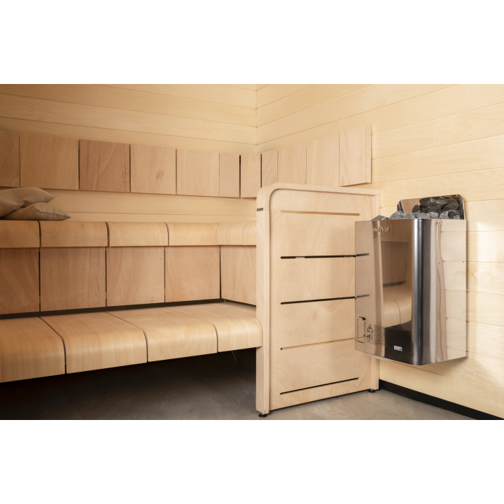 Elektrisk bastuaggregat - HARVIA The Wall Combi SW70S 7,0 kW