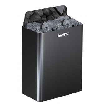 Elektrisk bastuaggregat - HARVIA The Wall Black Steel SW45E 4,5 kW