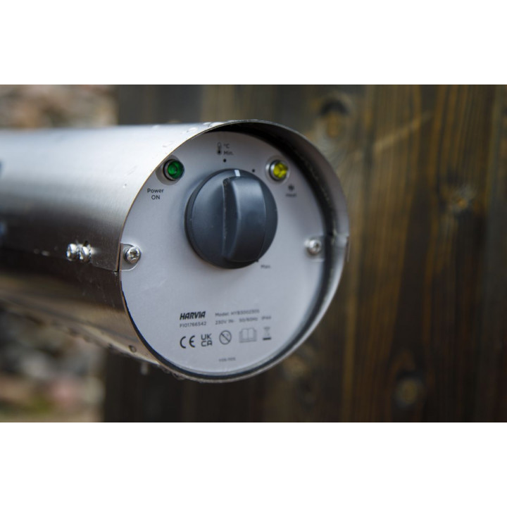 HARVIA Extra bubbelpoolvärmare, 3 kW, 230 V, rostfritt stål