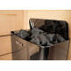 Elektrisk bastuaggregat - HARVIA The Wall Black Steel SW45 4,5 kW
