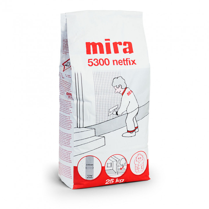 Armerad limförstärkningsgips MIRA 5300 Netfix