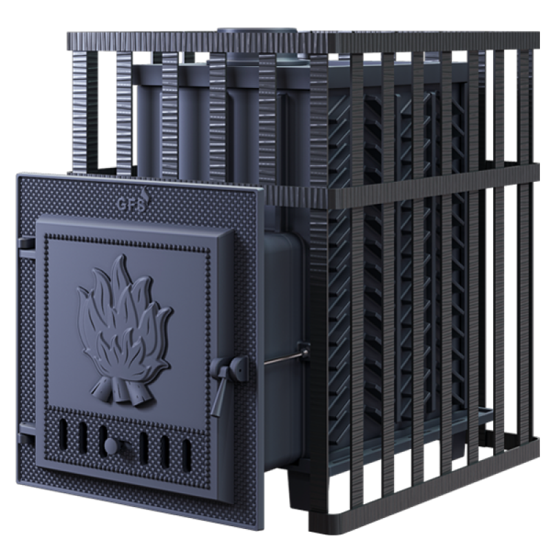 Vedeldad bastuugn GEFEST - GFS ZK 30 i galler