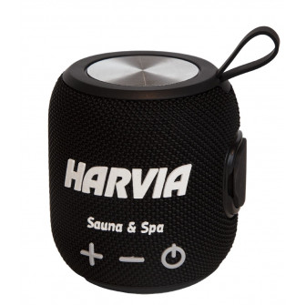 Vattentät bastuhögtalare HARVIA, svart