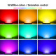 SAUFLEX RGB LED-FLAMPA, MED KONTROLLENHET