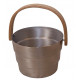 SAUNIA PYORRE hink och slev set 6 l, aluminium