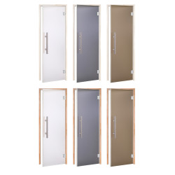 AD LUX bastudörrar i glas, matt glas  AD LUX bastudörrar i glas, matt glas