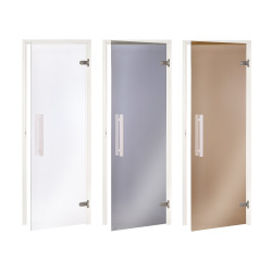 AD -glasbastudörr, vit karm  AD -glasbastudörr, vit karm