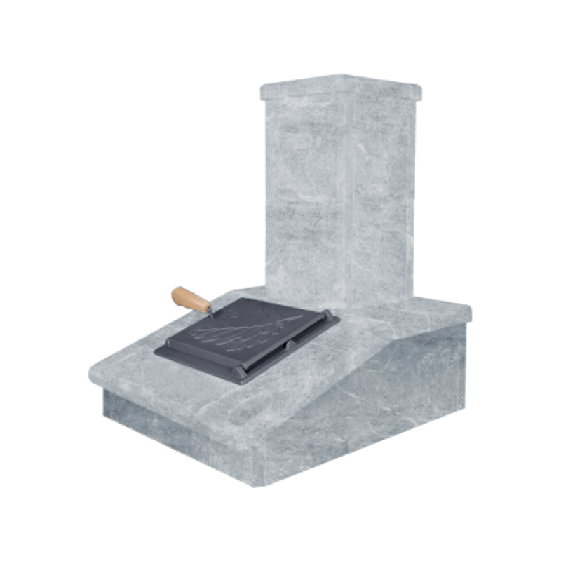 Sten skorsten finish, Talkochlorite, 540 mm