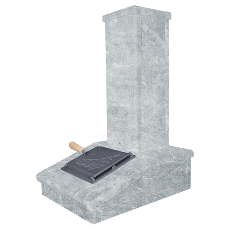 Sten skorsten finish, Talkochlorite, 790 mm Sten skorsten finish, Talkochlorite, 790 mm