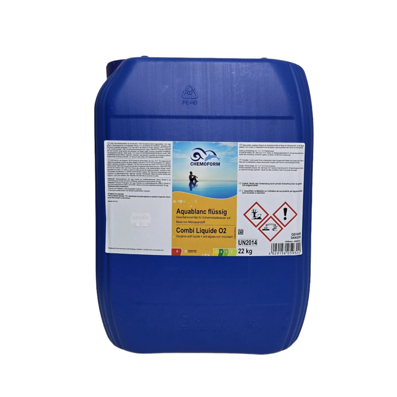 CHEMOFORM Aktivt syre med algmedel, flytande, 22 kg