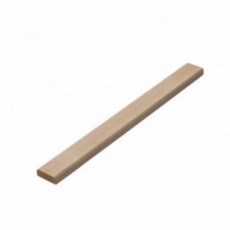 Täcklist, 8 x 30 mm, lindträ