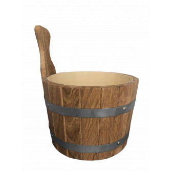 Ekhink med trähandtag, 5l