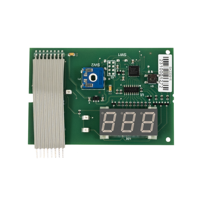 Reservdelar - HARVIA displaykort för modell C80/C90/C150