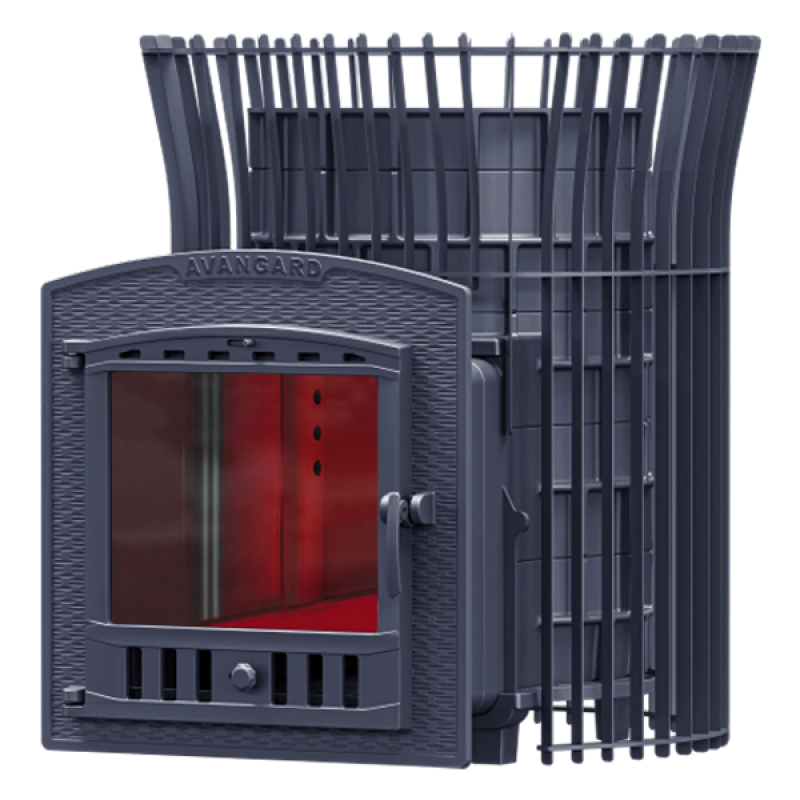 Vedbastuugn GEFEST - AVANGARD 30 (P2) i tulpangaller