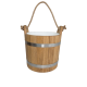 Bastuhink i ek med rephandtag, 12 l