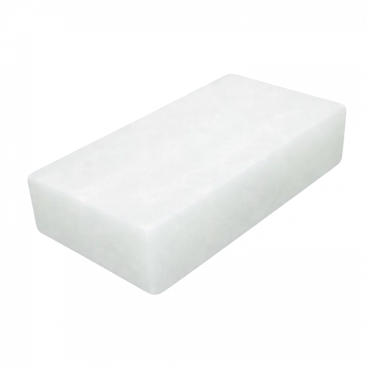 Vit Himalayasaltsten 200 × 100 × 25 mm
