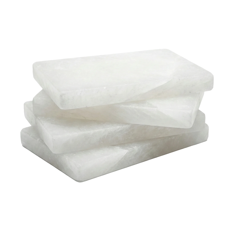 Vit Himalayasaltsten 200 × 100 × 25 mm
