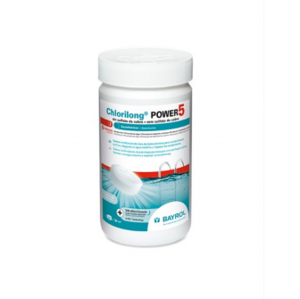 Långsamt lösliga klortabletter Chlorilong Power 5, 1,25 kg