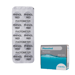 Vattentesttabletter för fenolröd fotometer, pH-bestämning, 10 tabletter 