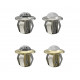 CARIITTI CR-05 kristaller för LED-belysning, Krom, Satin