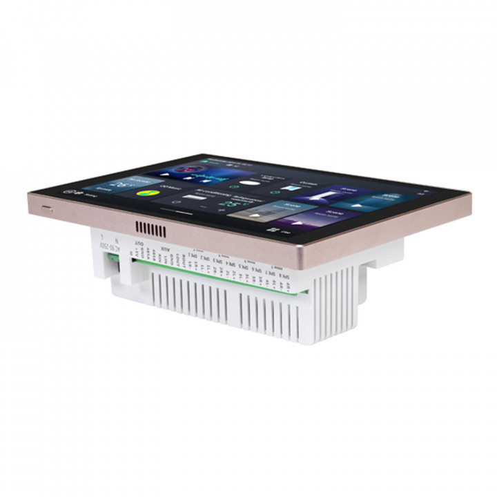 DM868T väggmonterat musiksystem med 8-tums pekskärm