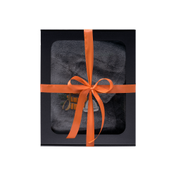 Presentset i presentask för HONOM. Bastuhatt och förkläde för män - GRÅ 