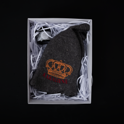 Presentset i presentförpackning DARK KINGS. Bastukepsar och mentolkristaller