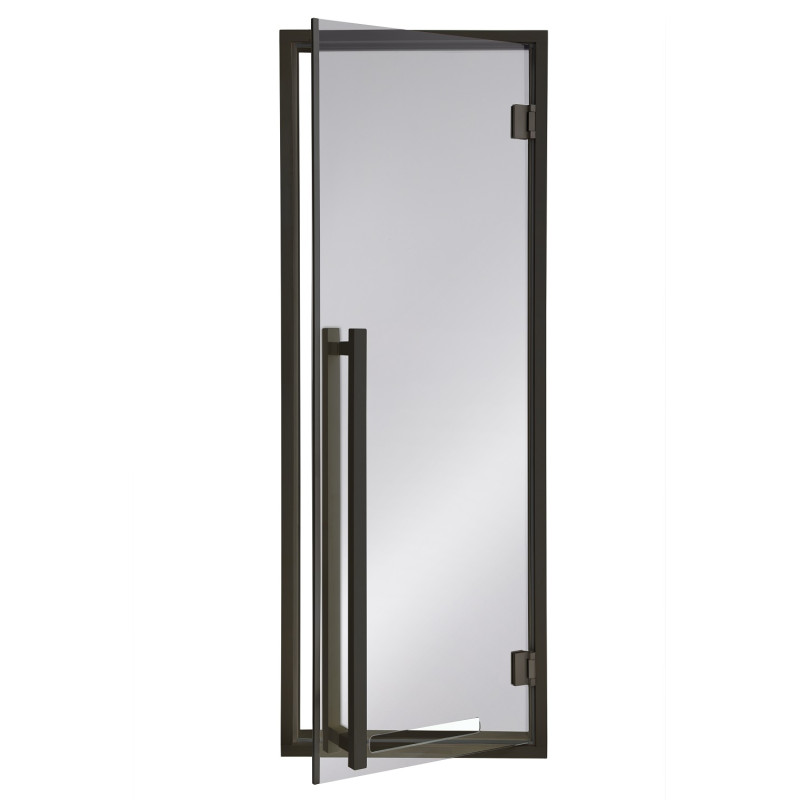 AD MODERNA glasbastudörrar, glasfärg grå