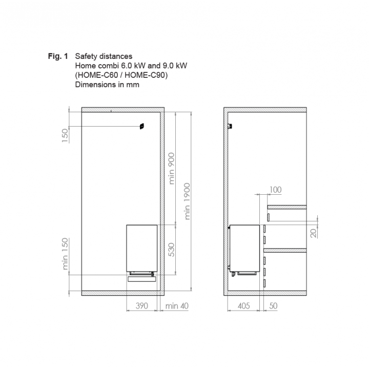 Elektrisk bastuaggregat - HARVIA Virta Wall Combi HLW90S 9 kW