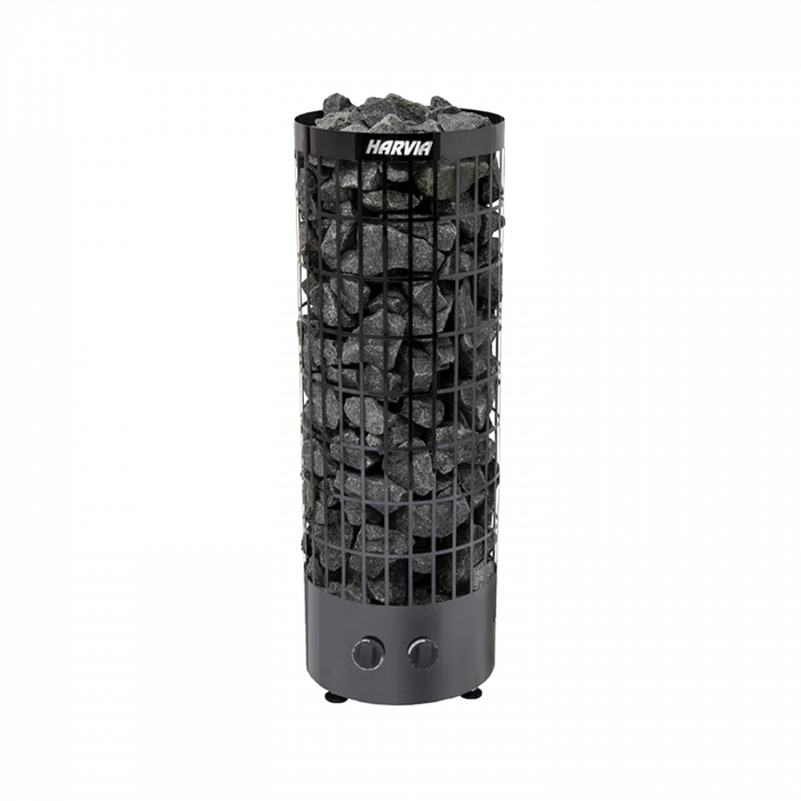 Elektrisk bastuaggregat - HARVIA Cilindro Black Steel PC70 6,8 kW