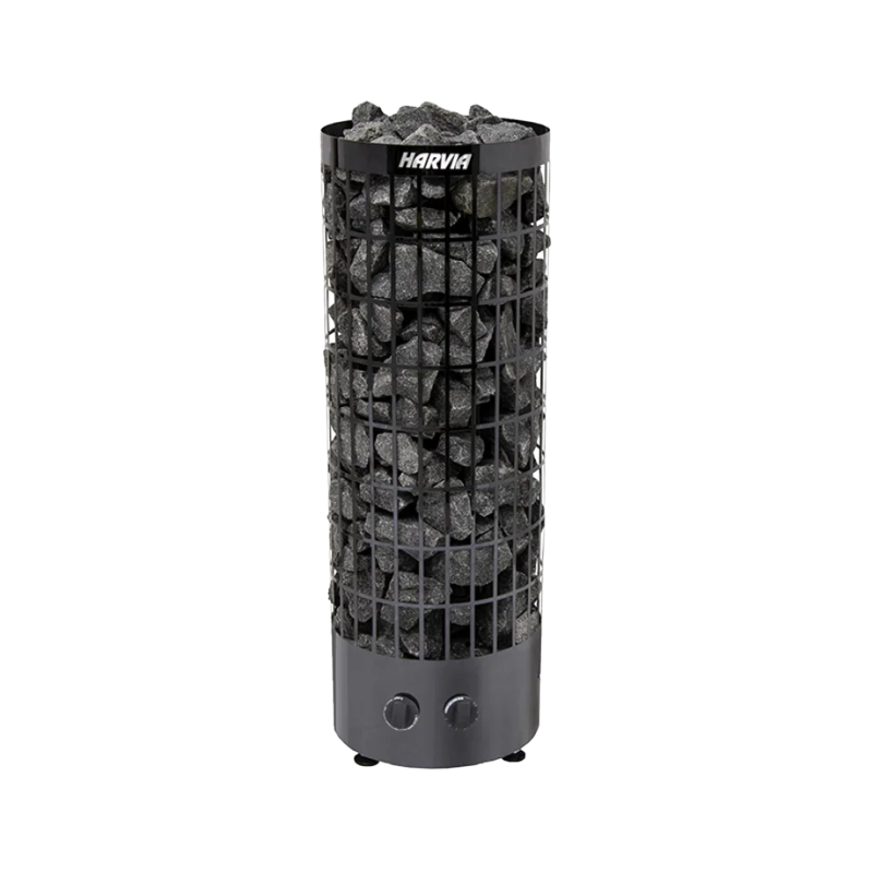 Elektrisk bastuaggregat - HARVIA Cilindro Black Steel PC70 6,8 kW