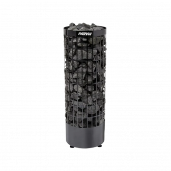 Elektrisk bastuaggregat - HARVIA Cilindro Black Steel PC90E 9 kW