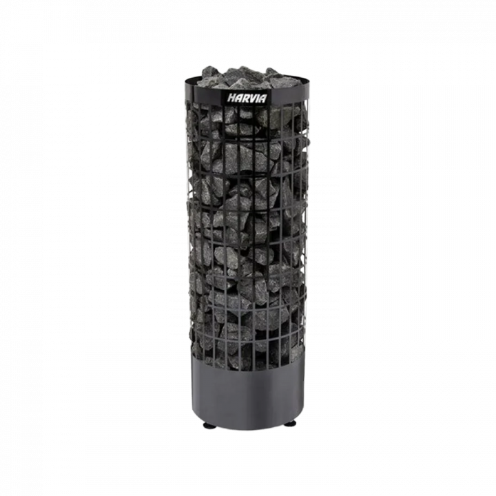 Elektrisk bastuaggregat - HARVIA Cilindro Black Steel PC90E 9 kW