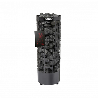 Elektrisk bastuaggregat - HARVIA Cilindro Black Steel PC90XE 9 kW