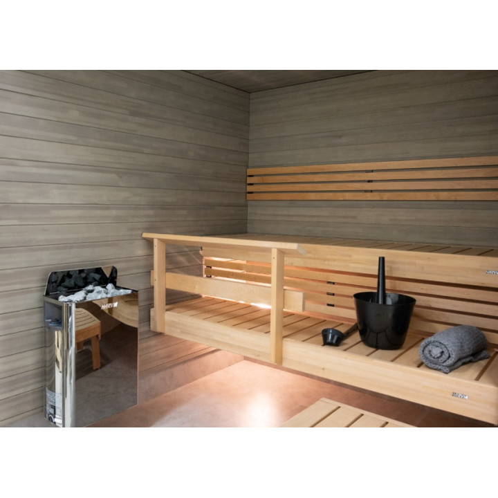 Elektrisk bastuaggregat - HARVIA The Wall SW90 9,0 kW med kontrollpanel