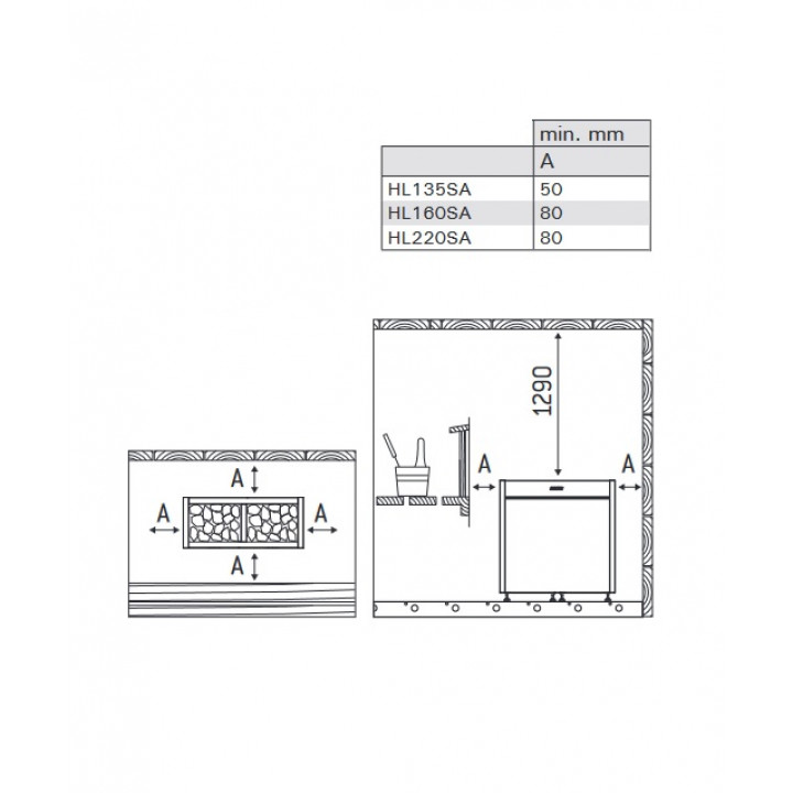 Elektrisk bastuaggregat - HARVIA Virta Pro Combi HL160SA 15,8 kW