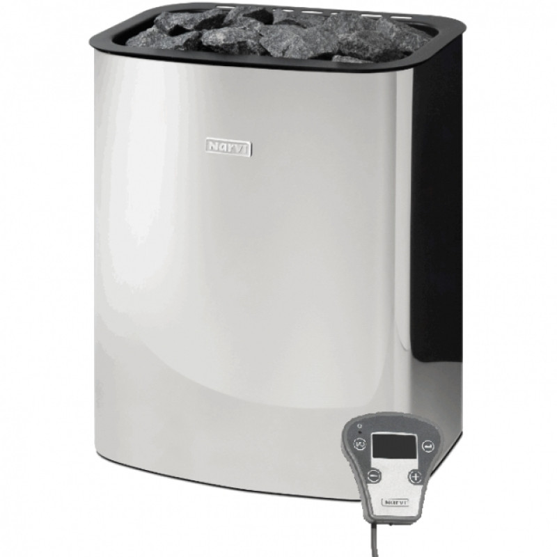 Elektrisk bastuaggregat - NARVI NC Electric, rostfritt stål 6 kW