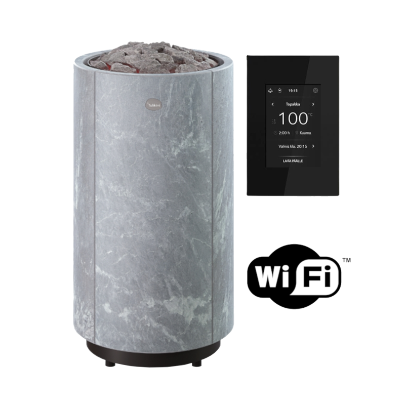Elektrisk bastuaggregat TULIKIVI KAARNA Classic L, med Wifi-kontrollpanel