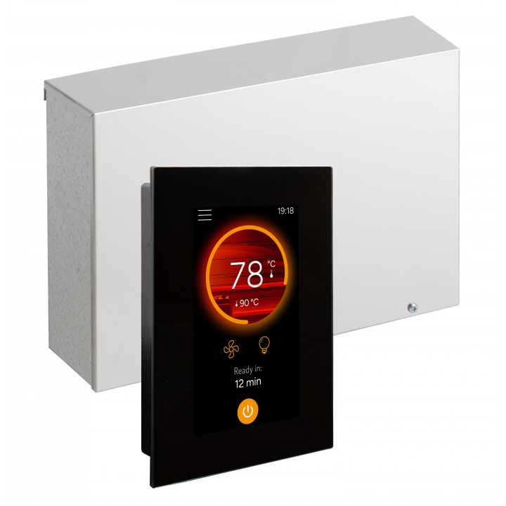 Kontrollpanel för elektrisk bastuaggregat - Harvia Fenix ​​​​​​FX170 WiFi Core 17 kW