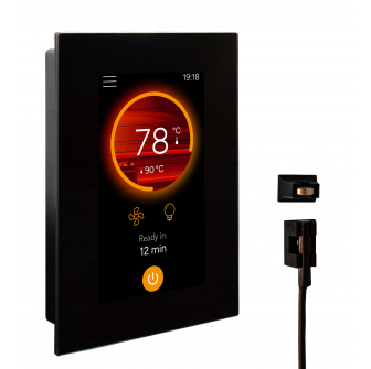 Uppgraderingskit för elektrisk bastuaggregats kontrollpanel - Harvia Fenix ​​​​FX002XW Wifi med pekskärm och dörrsensor