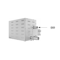 Mässingsförening för ånggenerator Eos SteamAttrac 