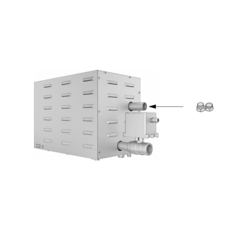 Mässingsförening för ånggenerator Eos SteamAttrac