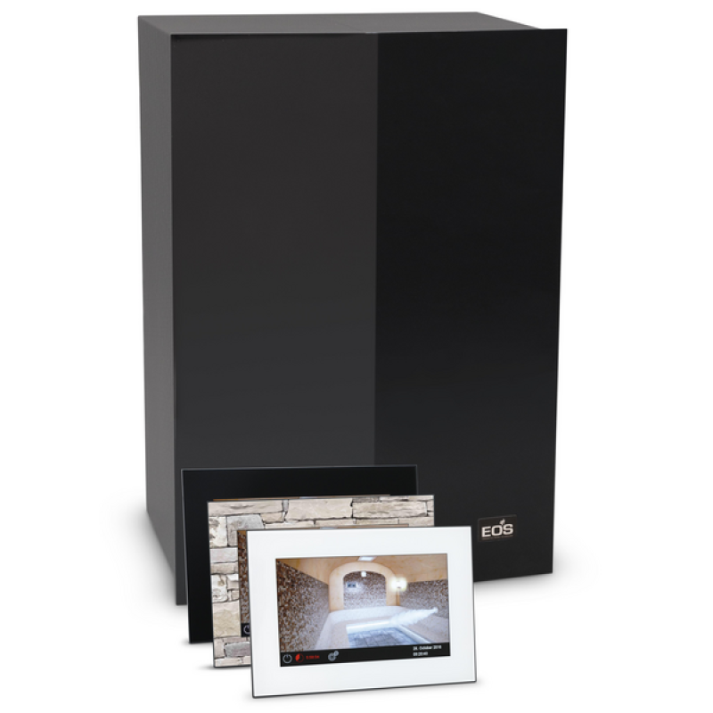 EOS SteamRock Premium II ånggenerator med styrenhet i individuell design