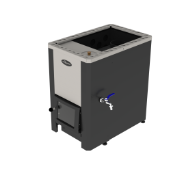 Vedeldad bastuugn - VILPRA ETNA-22-WT-V med vattentank 