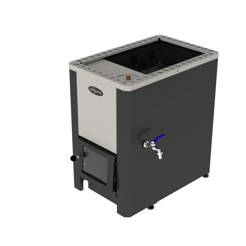 Vedeldad bastuugn - VILPRA ETNA-22-WT-V med vattentank