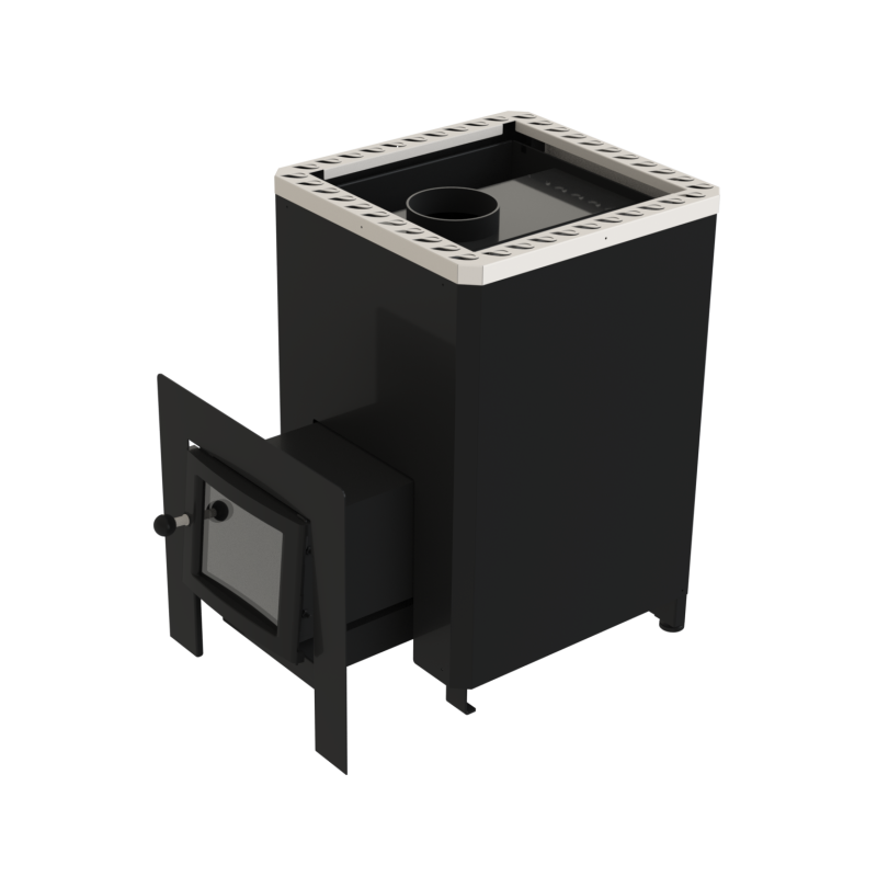 Vedeldad bastuugn - VILPRA FORNAX-14-LV med extern eldstad