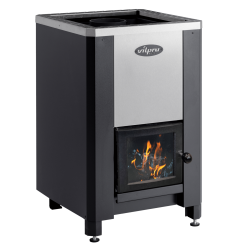 Vedeldad bastuugn - VILPRA FORNAX-14-V med intern eldstad 