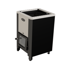 Vedeldad bastuugn - VILPRA FORNAX-E-V med intern eldstad 